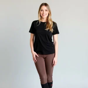 Pantalon d'équitation Microfibre Idee-AL Café Mokka