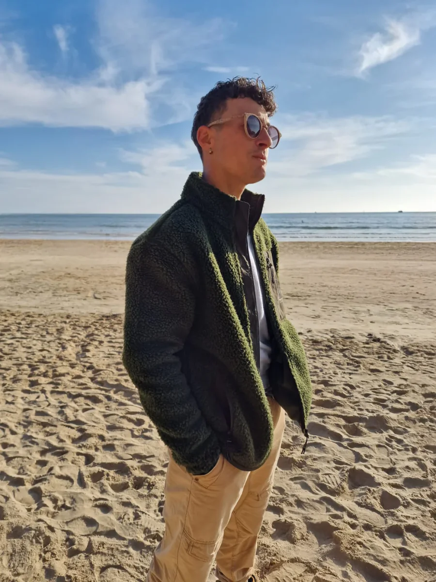 Veste polaire sherpa TOPO unisexe – Image 3