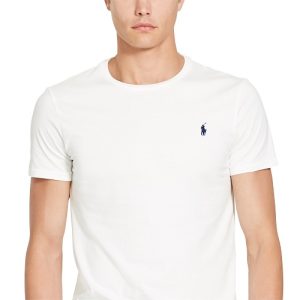RALPH LAUREN T-Shirt white col rond slim